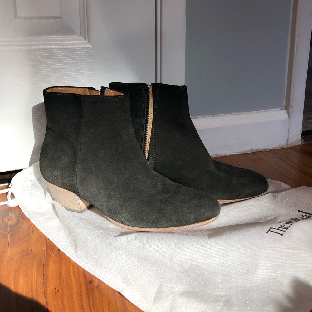 Woman by Common Projects Suede Ankle Boots